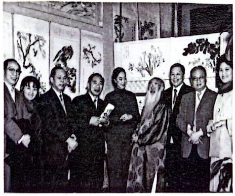 1971年周氏首個三藩市畫展
